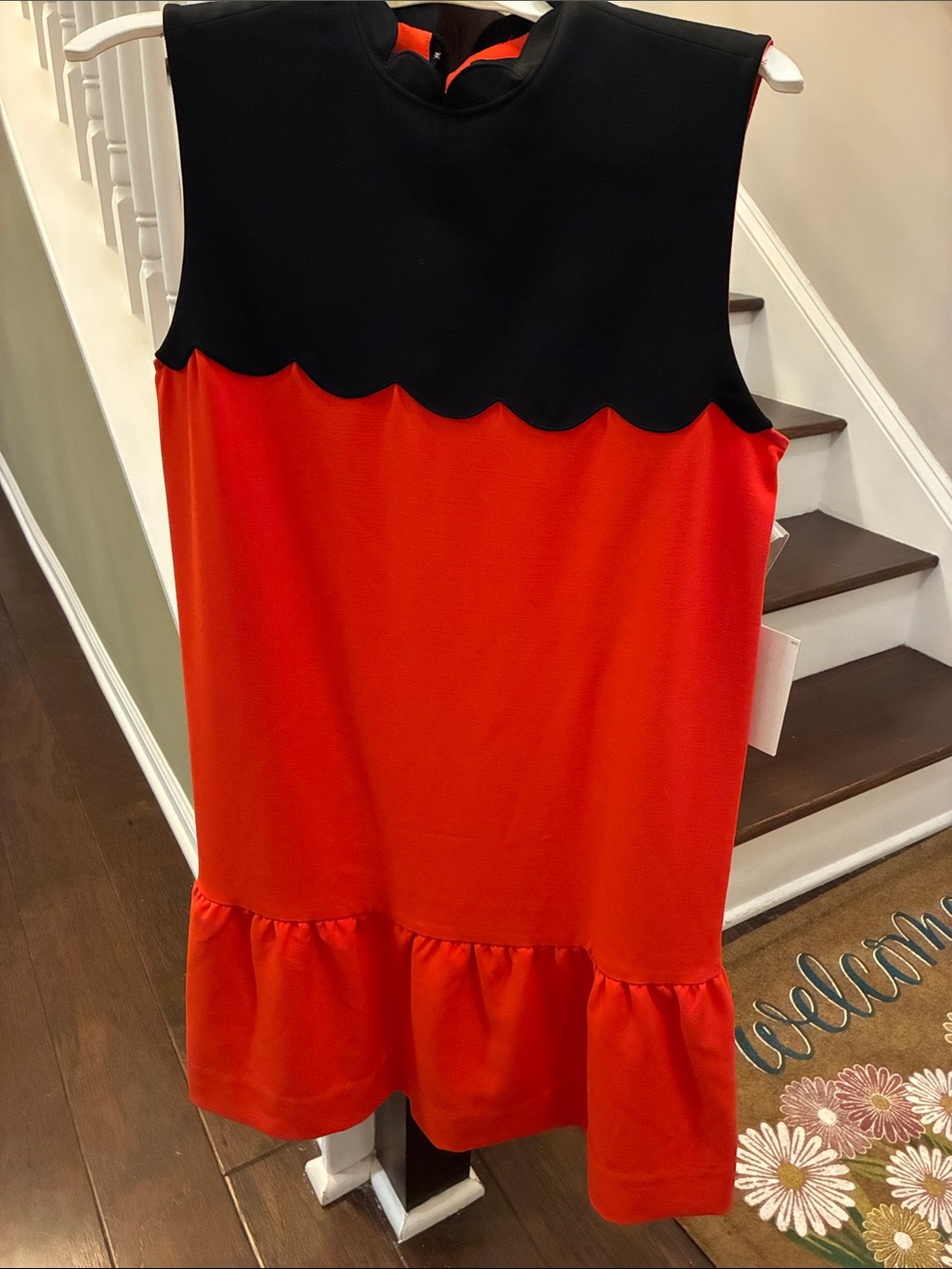 Victoria Beckham for Target XS Dress (Dark Orange/Red & Black) New with Tag